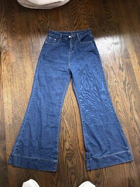 Women's Wide Leg Flare Jeans
